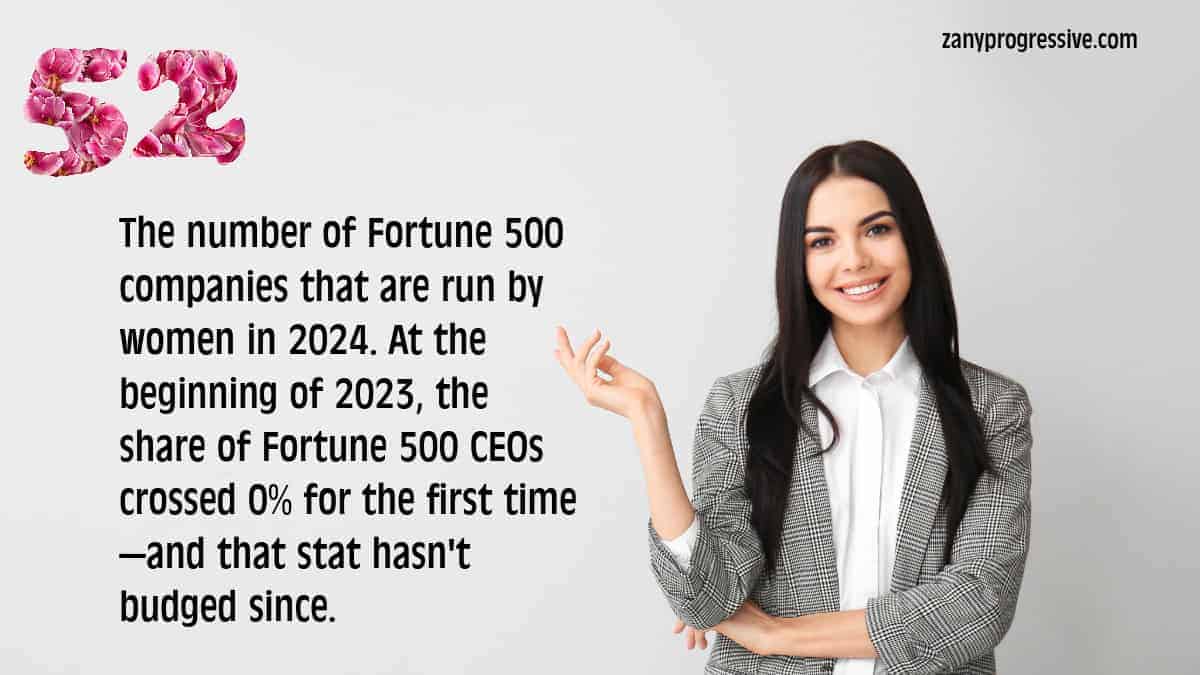 DEI Infographic on the number of CEOs that are women